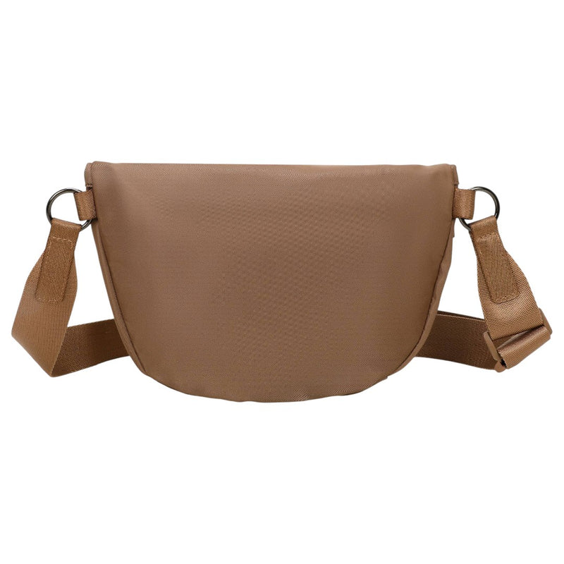 Brown Nylon Bum Fanny Bag