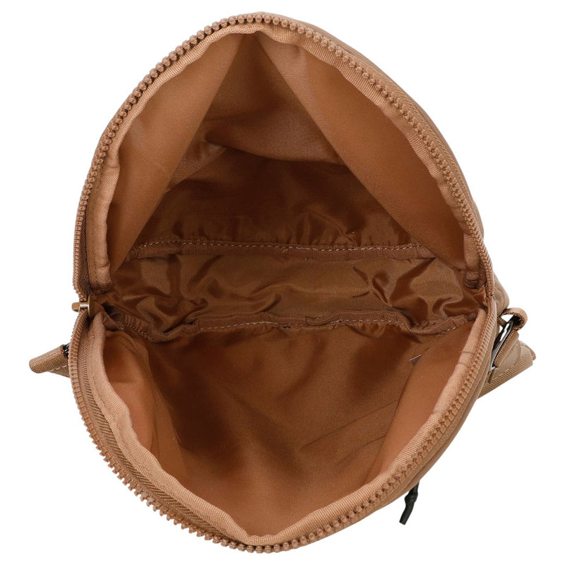 Brown Nylon Bum Fanny Bag